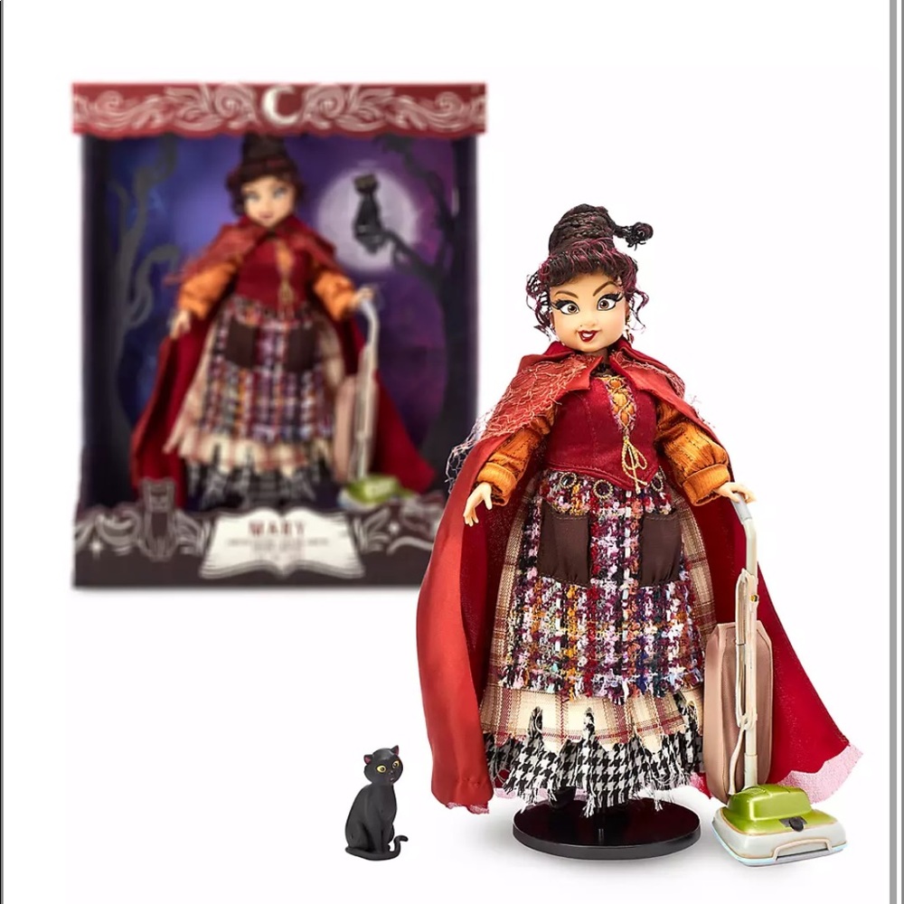 NWT Disney Collectible LE Hocus Pocus Doll: Mary Sanderson